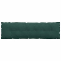 Cuscino per Schiena Verde Scuro 180 x 50 cm Tessuto in Cords 42014935