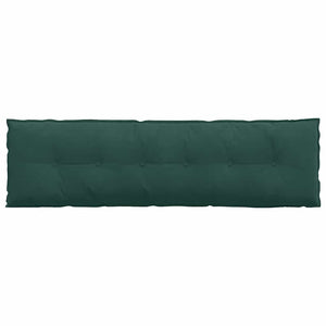 Cuscino per Schiena Verde Scuro 180 x 50 cm Tessuto in Cords 42014935