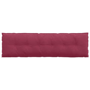 Cuscino per Schiena Rosso Vino 180 x 50 cm Tessuto in Cords 42014938