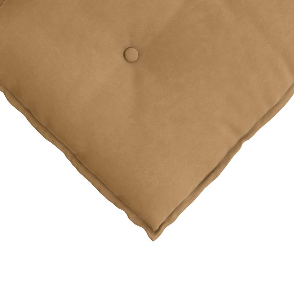 Cuscino per Schiena Marrone 180 x 50 cm Tessuto in Cords 42014941