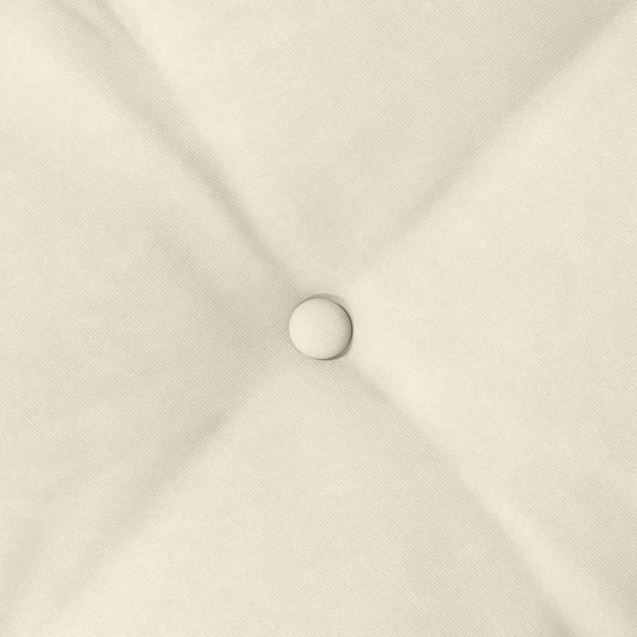 Cuscino per Schiena Crema 180 x 50 cm Tessuto in Cords 42014942