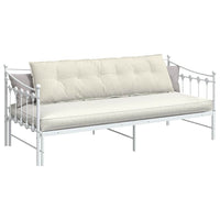 Cuscino per Schiena Crema 180 x 50 cm Tessuto in Cords 42014942