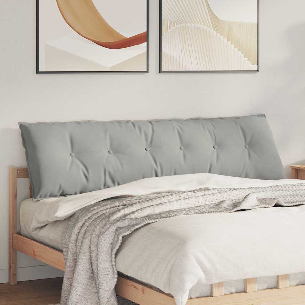 Cuscino per Schiena Grigio chiaro 180 x 50 cm 42014946