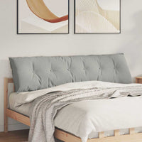 Cuscino per Schiena Grigio chiaro 180 x 50 cm 42014946