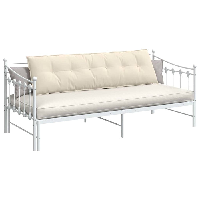 Cuscino per Schiena Beige 180 x 50 cm Tessuto in Microfibra 42014950