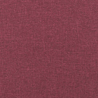 Cuscino per Schiena Rosso Vino 200 x 19 x 50 cm Tessuto 42014962