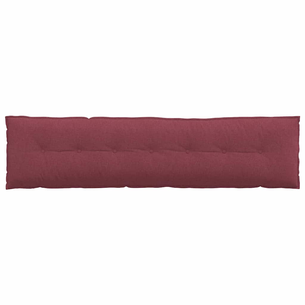 Cuscino per Schiena Rosso Vino 200 x 19 x 50 cm Tessuto 42014962