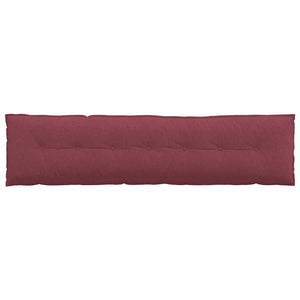 Cuscino per Schiena Rosso Vino 200 x 19 x 50 cm Tessuto 42014962
