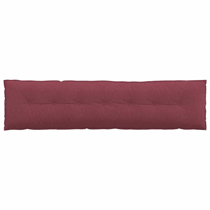 Cuscino per Schiena Rosso Vino 200 x 19 x 50 cm Tessuto 42014962