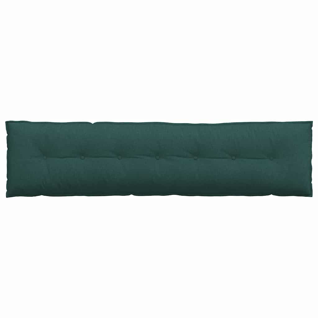 Cuscino per Schiena Verde Scuro 200 x 19 x 50 cm Tessuto 42014964