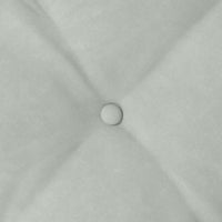 Cuscino per Schiena Grigio chiaro 200 x 50 cm Tessuto in Cords 42014976