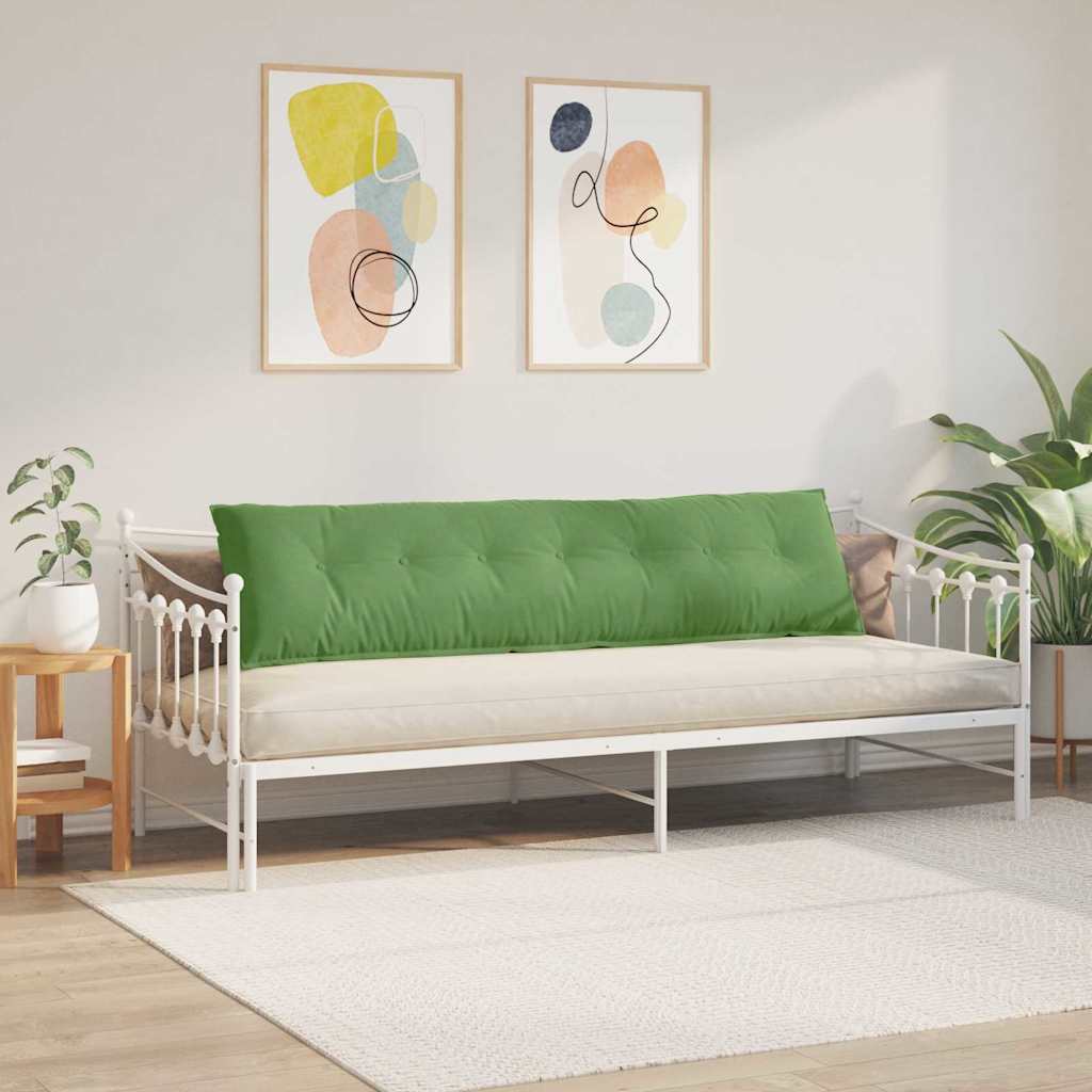 Cuscino per Schiena Verde chiaro 200 x 50 cm Tessuto in Cords 42014979