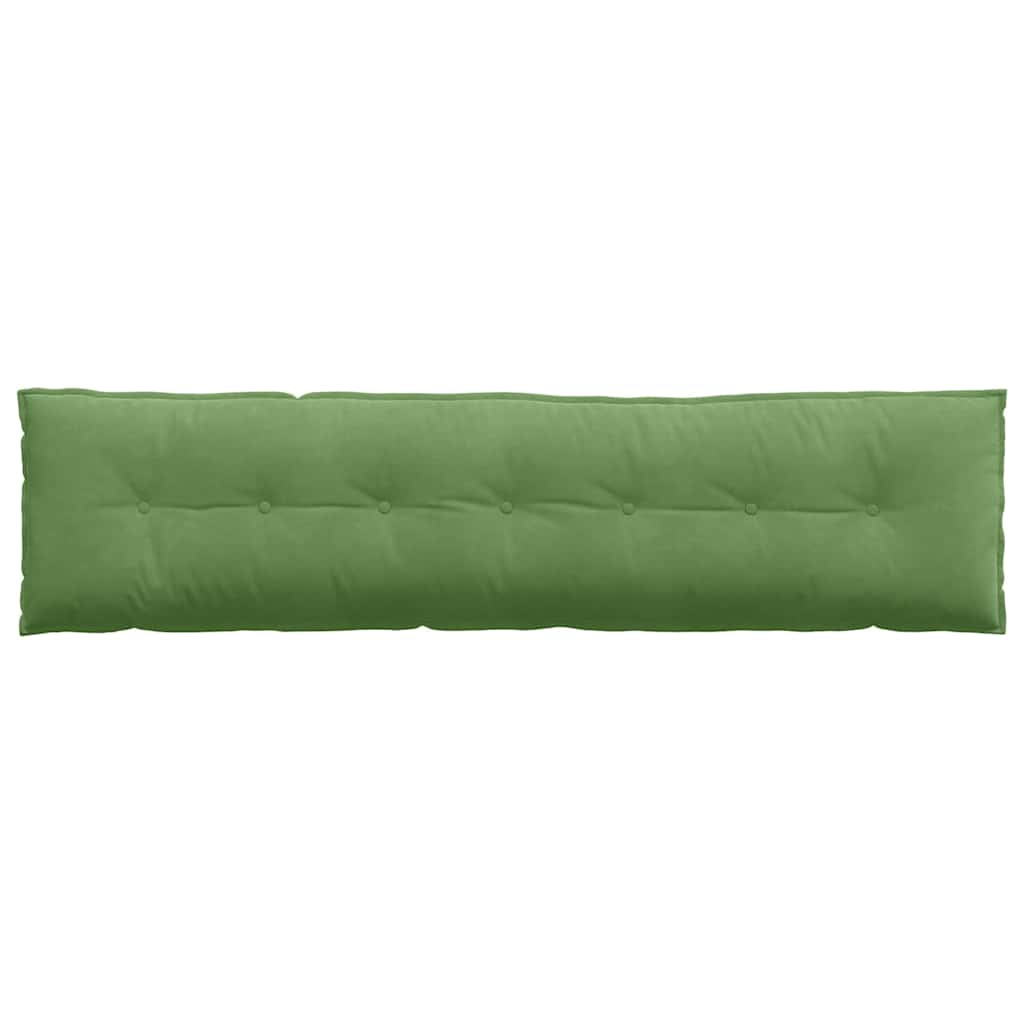 Cuscino per Schiena Verde chiaro 200 x 50 cm Tessuto in Cords 42014979