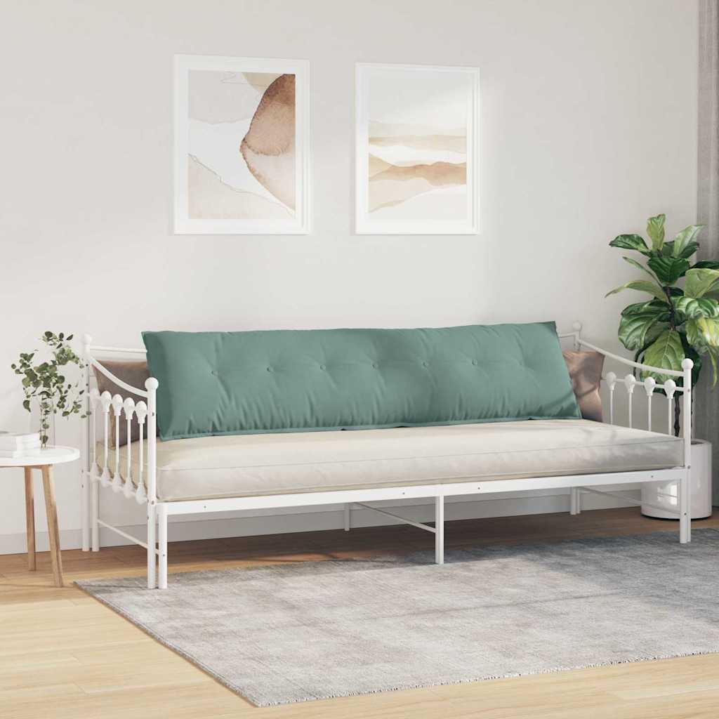 Cuscino per Schiena Verde Mare 200 x 50 cm Tessuto in Cords 42014986