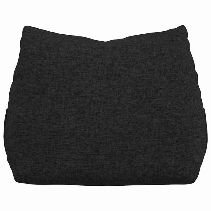 Cuscino per Schiena Nero 45 x 20 x 35 cm Tessuto 42015004