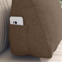 Cuscino per Schiena Marrone 45 x 20 x 35 cm Tessuto 42015006