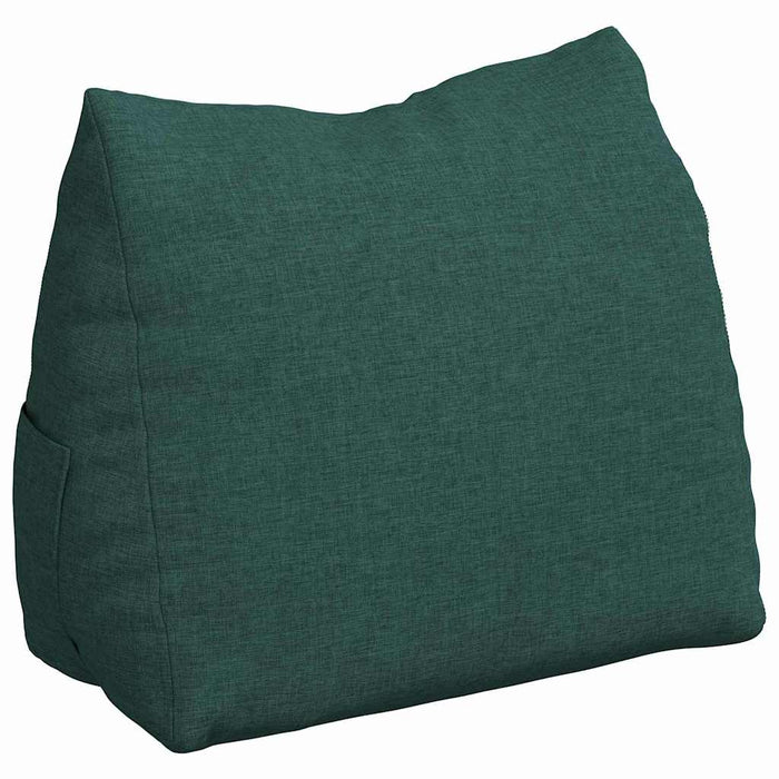 Cuscino per Schiena Verde Scuro 45 x 20 x 35 cm Tessuto 42015007