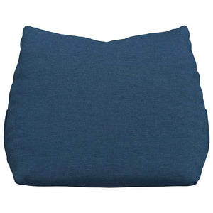 Cuscino per Schiena Blu 45 x 20 x 35 cm Tessuto 42015010
