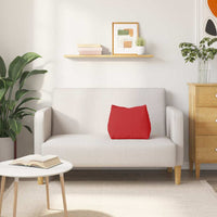 Cuscino per Schiena Rosso 45 x 20 x 35 cm Tessuto 42015014