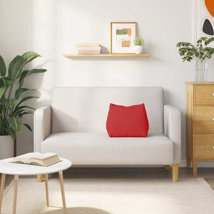 Cuscino per Schiena Rosso 45 x 20 x 35 cm Tessuto 42015014