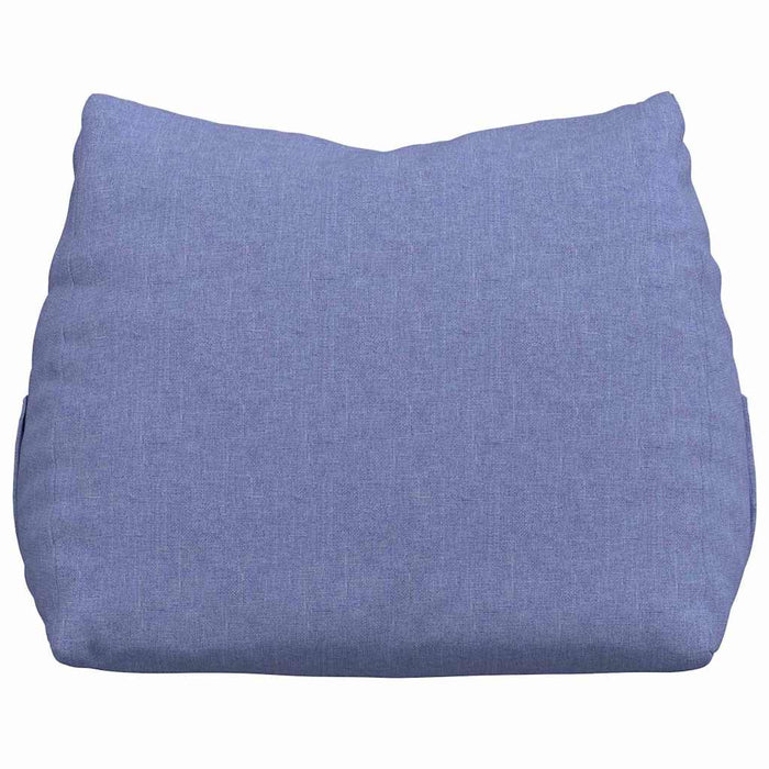 Cuscino per Schiena Blu jeans 45 x 20 x 35 cm Tessuto 42015016
