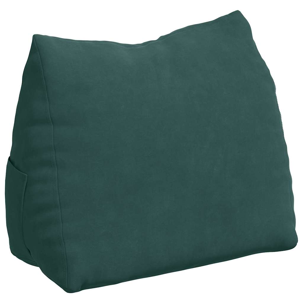 Cuscino per Schiena Verde Scuro 45 x 20 x 35 cm 42015021