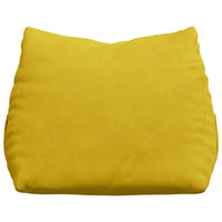 Cuscino per Schiena Giallo 45 x 20 x 35 cm Tessuto in Cords 42015026