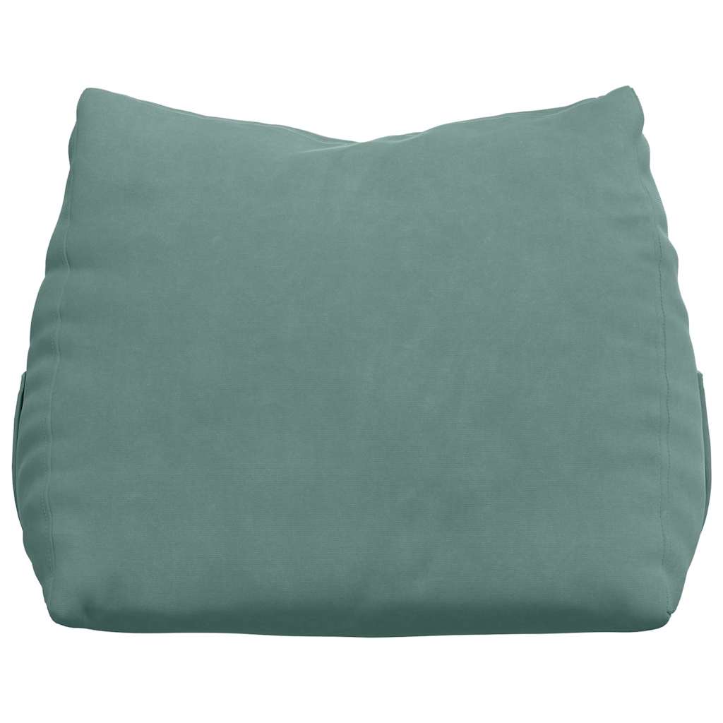 Cuscino per Schiena Verde Mare 45 x 20 x 35 cm Tessuto in Cords 42015029