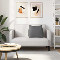 Cuscino per Schiena Grigio scuro 60 x 20 x 50 cm Tessuto 42015032