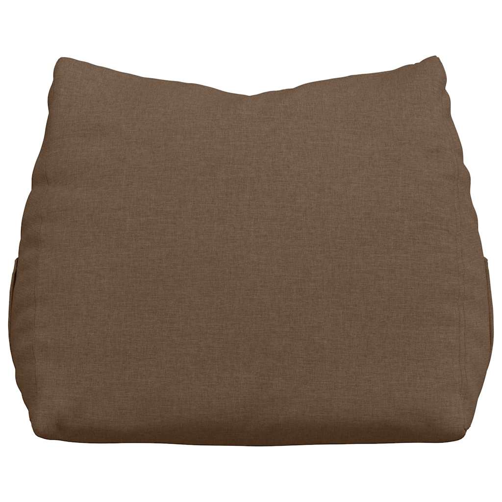 Cuscino per Schiena Marrone 60 x 20 x 50 cm Tessuto 42015035
