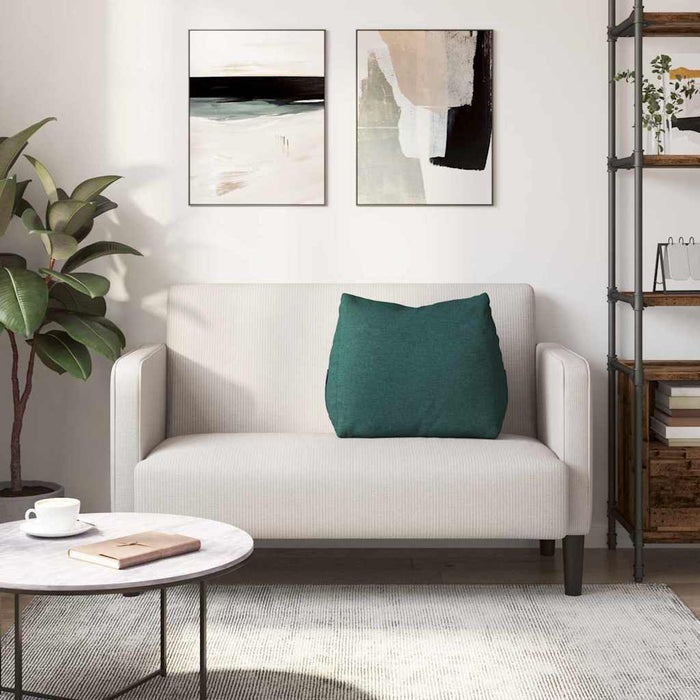 Cuscino per Schiena Verde Scuro 60 x 20 x 50 cm Tessuto 42015036
