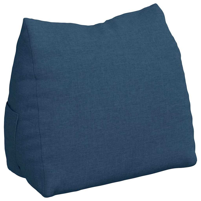 Cuscino per Schiena Blu 60 x 20 x 50 cm Tessuto 42015039