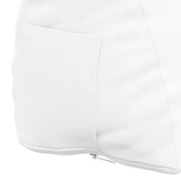 Cuscino per Schiena Bianco 60 x 20 x 50 cm Tessuto 42015042