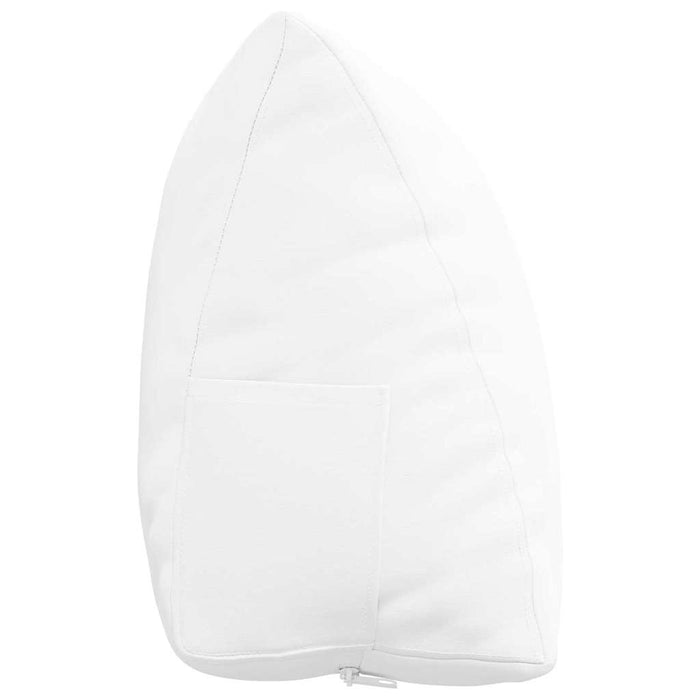 Cuscino per Schiena Bianco 60 x 20 x 50 cm Tessuto 42015042