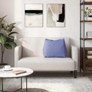 Cuscino per Schiena Blu jeans 60 x 20 x 50 cm Tessuto 42015045