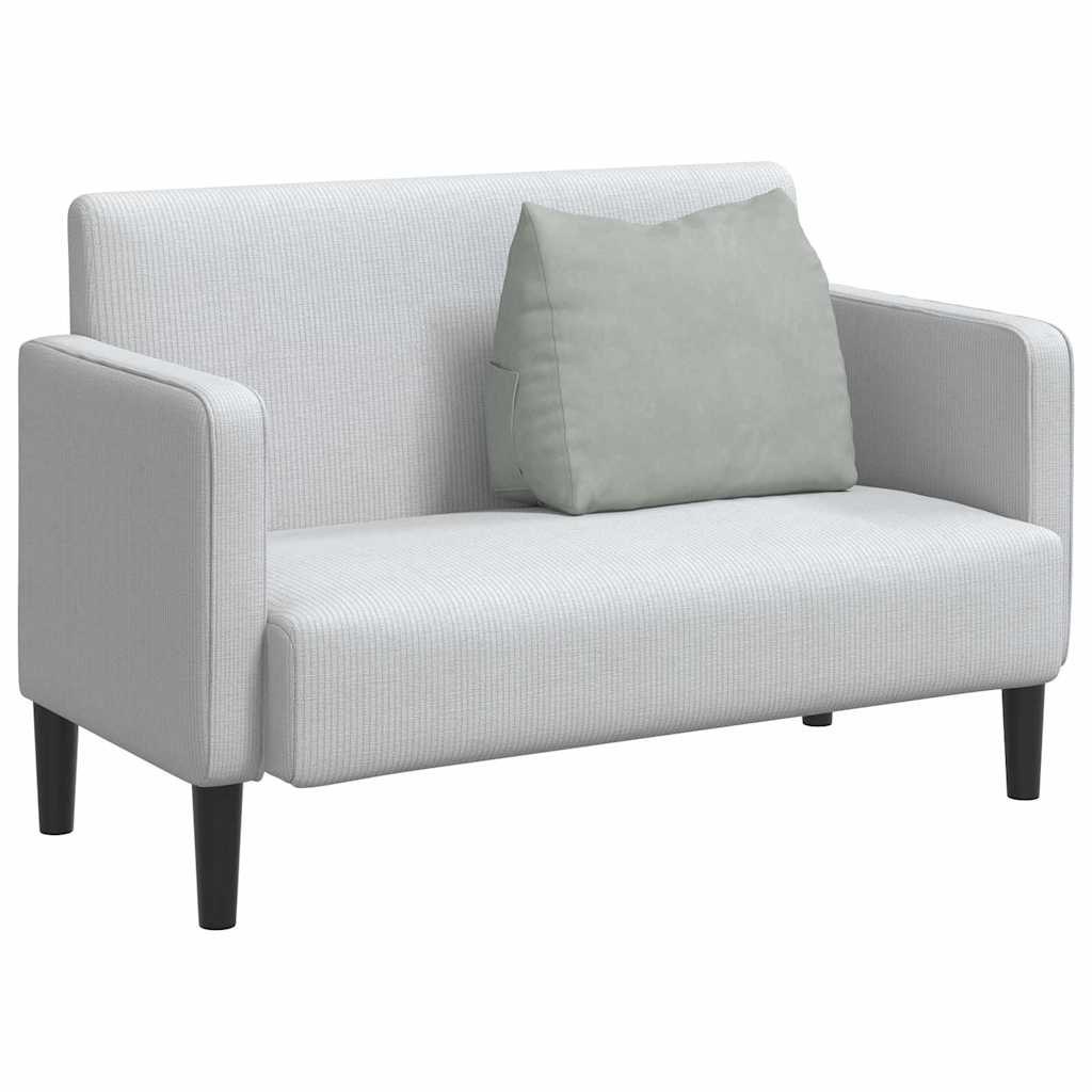 Cuscino per Schiena Grigio chiaro 60 x 20 x 50 cm 42015048