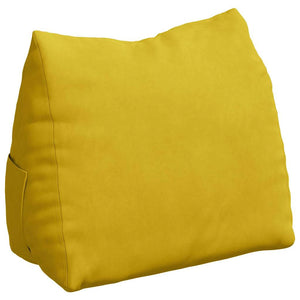 Cuscino per Schiena Giallo 60 x 20 x 50 cm Tessuto in Cords 42015055