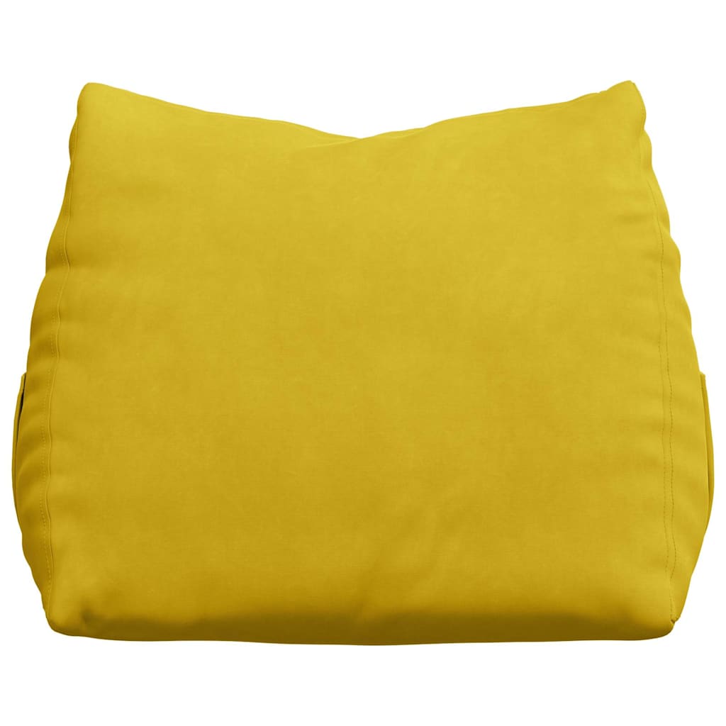 Cuscino per Schiena Giallo 60 x 20 x 50 cm Tessuto in Cords 42015055