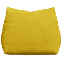 Cuscino per Schiena Giallo 60 x 20 x 50 cm Tessuto in Cords 42015055