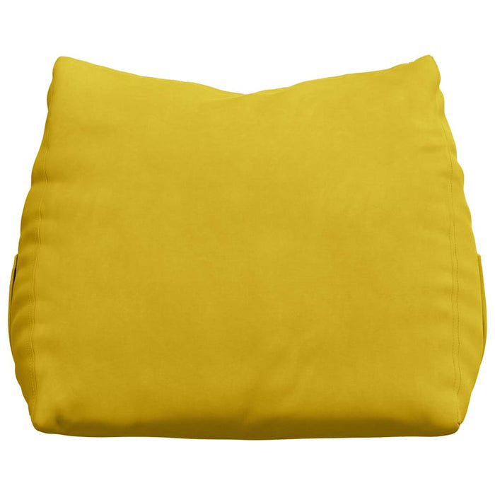 Cuscino per Schiena Giallo 60 x 20 x 50 cm Tessuto in Cords 42015055