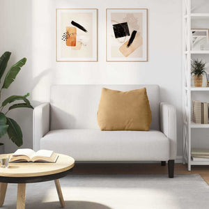 Cuscino per Schiena Marrone 60 x 20 x 50 cm Tessuto in Cords 42015056