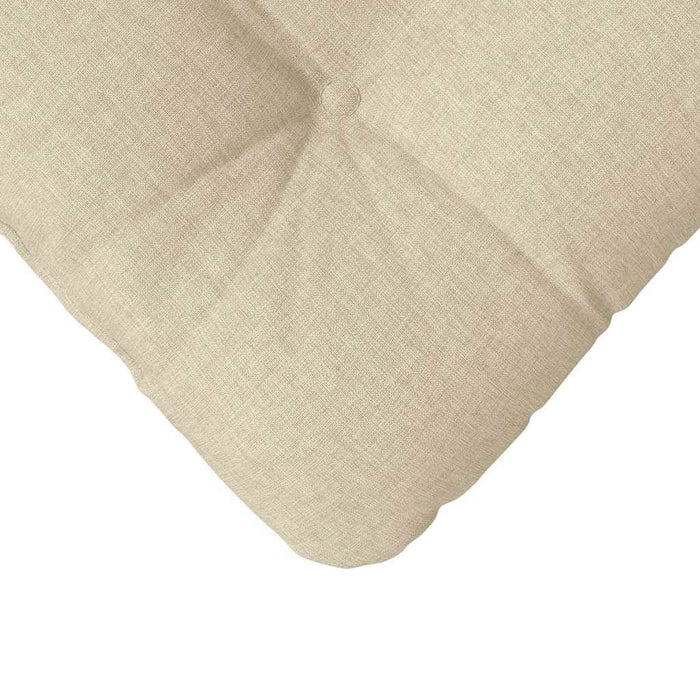 Cuscini per Seduta 4 pcs Crema 40 x 40 x 12 cm Tessuto 42015067