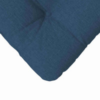 Cuscini per Seduta 4 pcs Blu 40 x 40 x 12 cm Tessuto 42015068