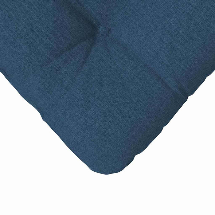 Cuscini per Seduta 4 pcs Blu 40 x 40 x 12 cm Tessuto 42015068