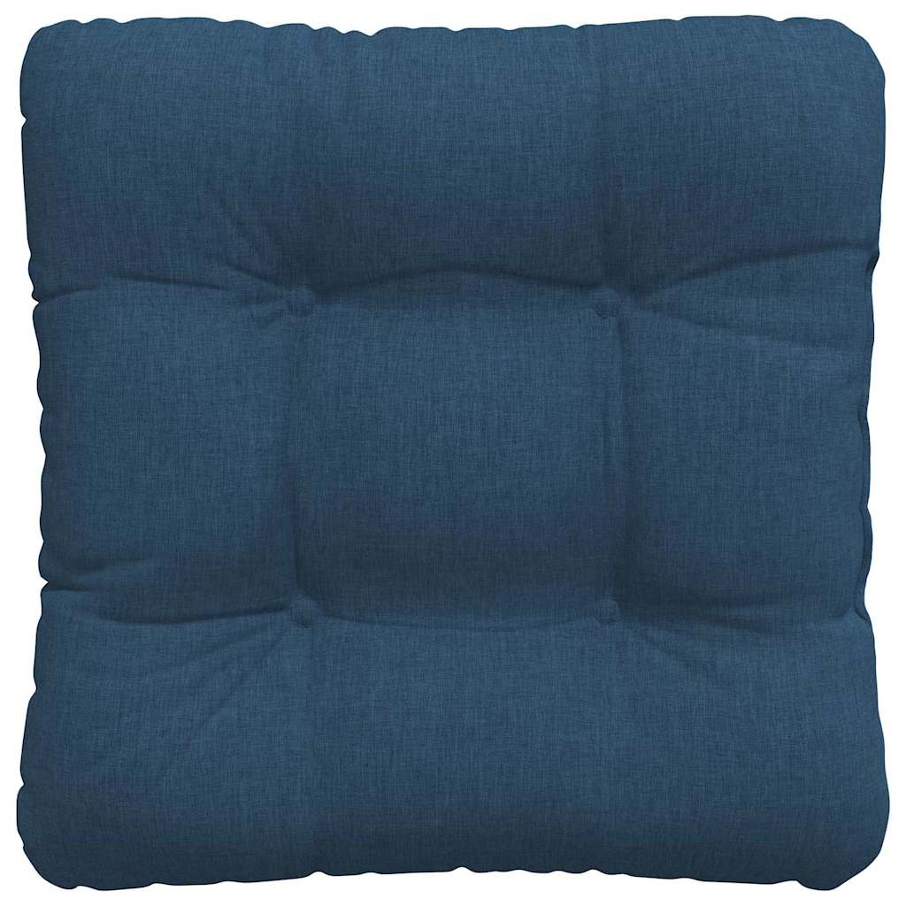 Cuscini per Seduta 4 pcs Blu 40 x 40 x 12 cm Tessuto 42015068