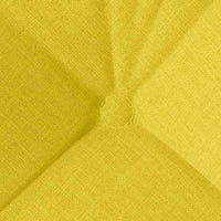 Cuscini per Seduta 4 pcs Giallo Chiaro 40 x 40 x 12 cm Tessuto 42015069