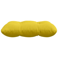 Cuscini per Seduta 4 pcs Giallo Chiaro 40 x 40 x 12 cm Tessuto 42015069