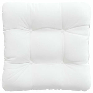 Cuscini per Seduta 4 pcs Bianco 40 x 40 x 12 cm Tessuto 42015071