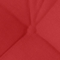 Cuscini per Seduta 4 pcs Rosso 40 x 40 x 12 cm Tessuto 42015072