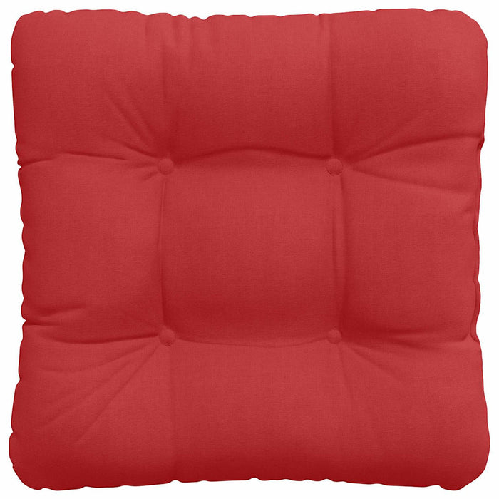 Cuscini per Seduta 4 pcs Rosso 40 x 40 x 12 cm Tessuto 42015072